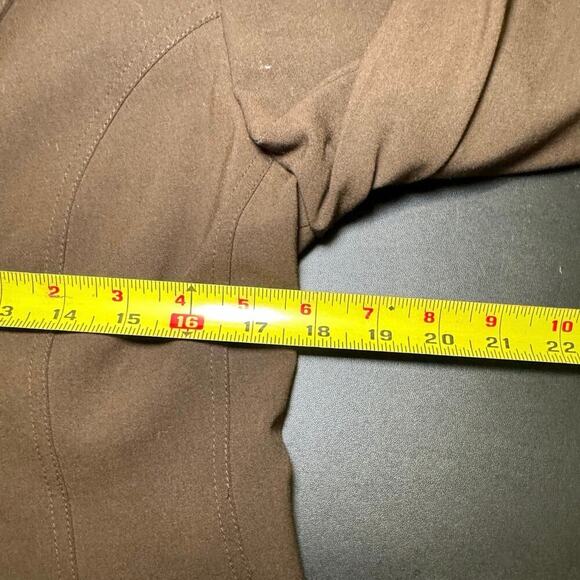 Lafayette 148 Wool Blazer In Chocolate Brown Size 6 - Picture 7 of 8